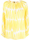 blusa de seda con estampado abstracto